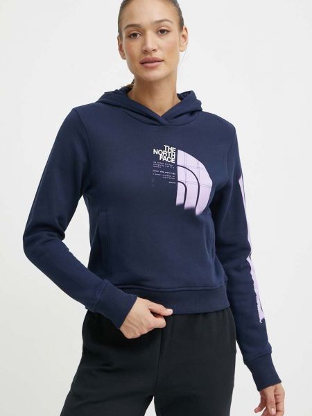 Pulover s kapuco The North Face modra