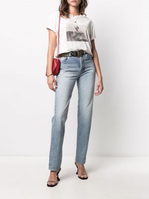 High waist straight jeans Saint Laurent