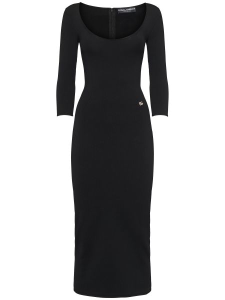 Jersey viskose dress Dolce & Gabbana svart