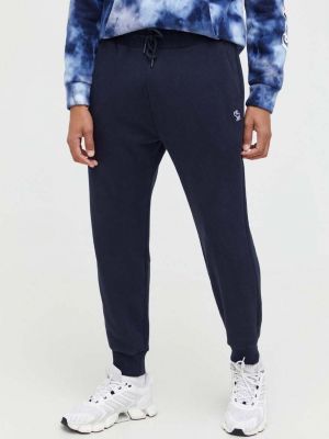 Pantaloni sport Abercrombie & Fitch albastru