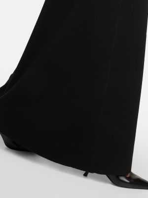 Vlněné dlouhá sukně The Row černé