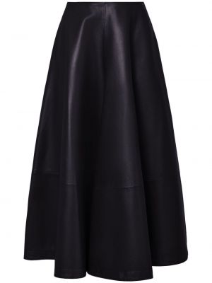 Kožená sukně Altuzarra černé