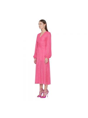 Vestido largo Rotate Birger Christensen rosa