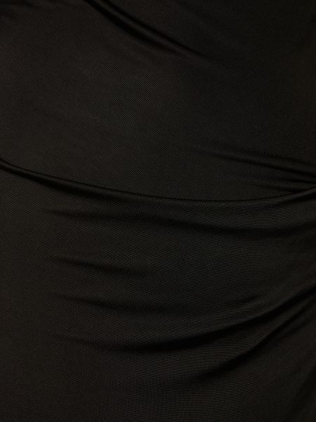 Sukienka długa z dżerseju Bec + Bridge czarna