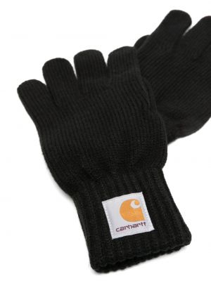 Pletené rukavice Carhartt Wip černé