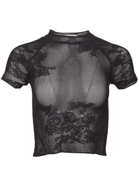 Blomstret top Fleur Du Mal sort