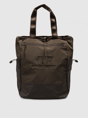 Зеленый рюкзак с вышивкой C.p. Company