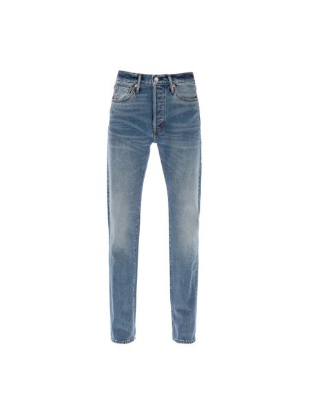 Niebieskie jeansy skinny Tom Ford