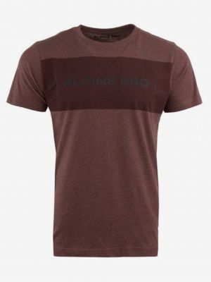 Tričko Alpine Pro hnědé