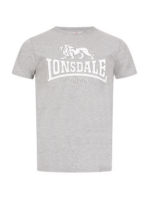 Priliehavé tričko Lonsdale sivá
