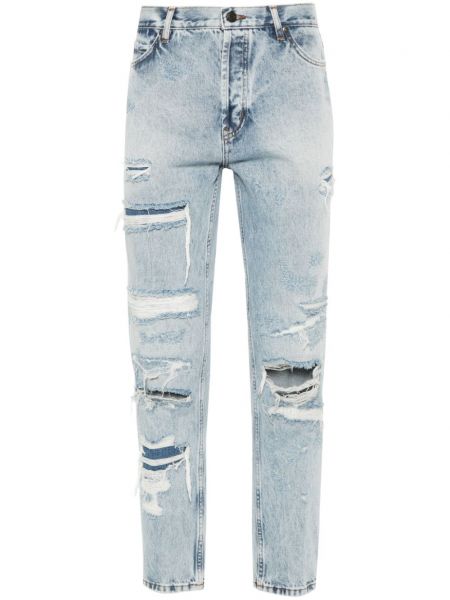 Skinny džíny s oděrkami Hugo