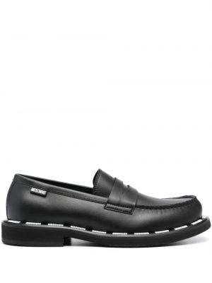 Pantofi loafer slip-on Moschino negru