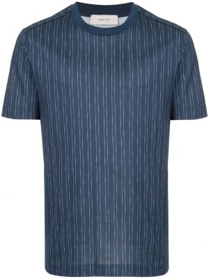 Camiseta a rayas con estampado Cerruti 1881 azul