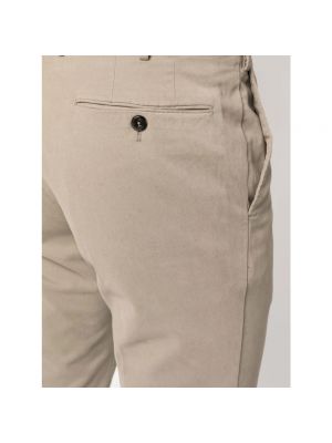Pantalones chinos slim fit de algodón Pt Torino beige
