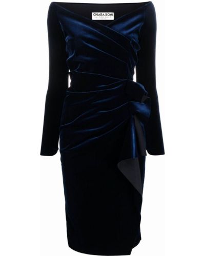 Vestido de cóctel ajustado Le Petite Robe Di Chiara Boni azul