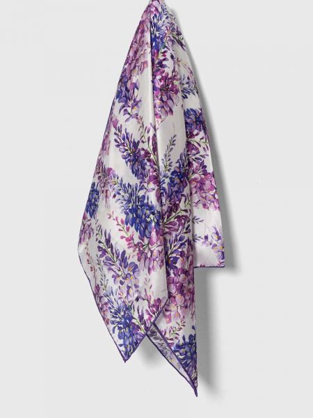Шелковый платок Answear Lab фиолетовый