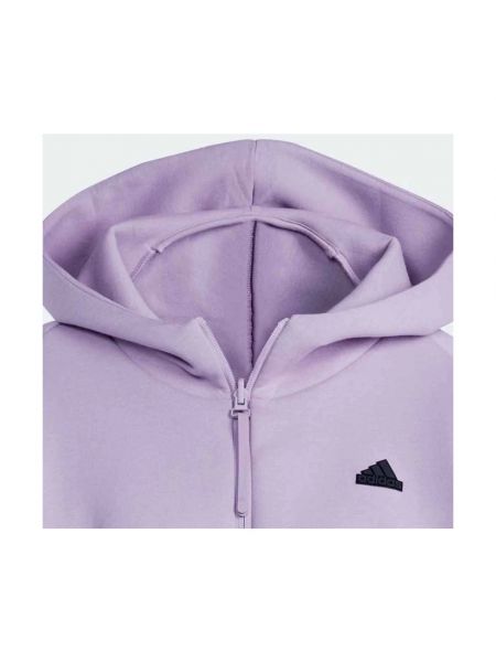 Sudadera con cremallera Adidas violeta