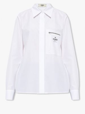 Белая рубашка Fendi