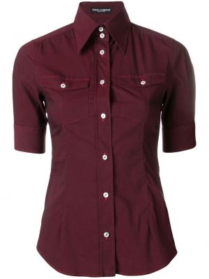 Camisa manga corta Dolce & Gabbana Pre-owned rojo