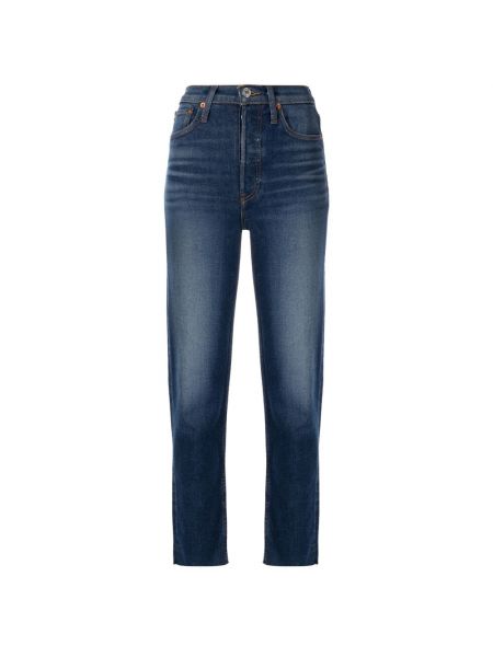 Mom jeans Re/done, niebieski