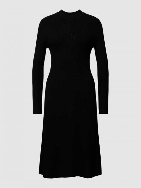 Dzianinowa sukienka midi Montego czarna