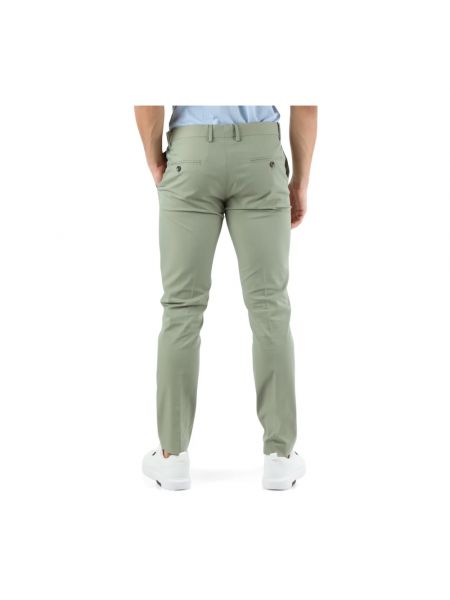 Pantalones slim fit de algodón de modal Antony Morato verde