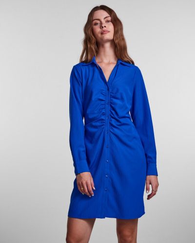 Robe chemise Pieces bleu