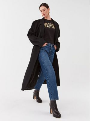 Priliehavé tričko Versace Jeans Couture čierna