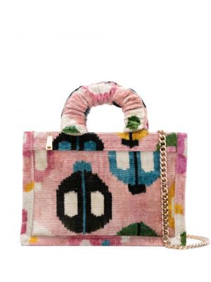 Shopper handtasche La Milanesa pink