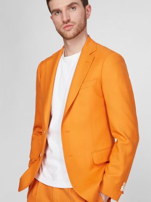 Шерстяной пиджак Gant оранжевый