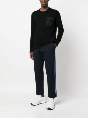 Džemperis ar kabatām Moncler melns