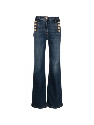Kamizelka jeansowa Elisabetta Franchi niebieska