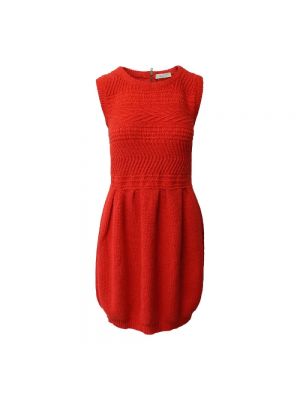 Sukienka sweterkowa bawełniana Stella Mccartney Pre-owned czerwona