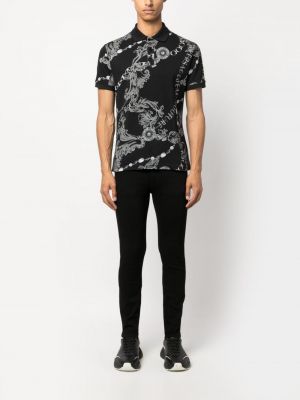 T-shirt mit print Versace Jeans Couture schwarz