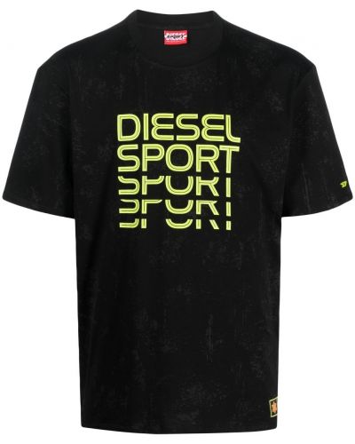 T-shirt Diesel svart