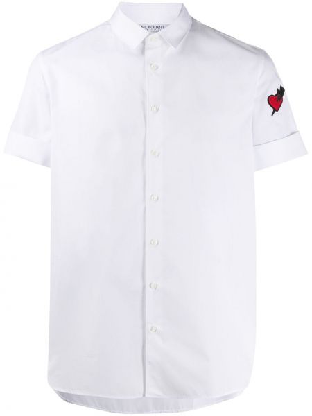 Camisa con corazón Neil Barrett blanco