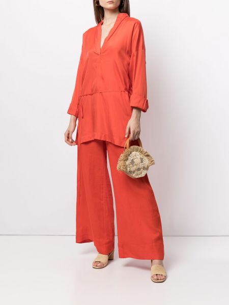 Mini vestido con escote v Bondi Born naranja