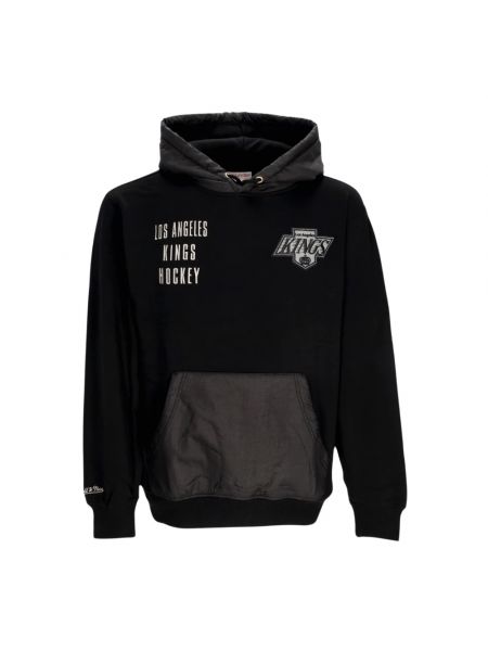 Retro fleece hoodie Mitchell & Ness schwarz