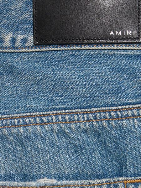 Bavlnené džínsy s rovným strihom Amiri