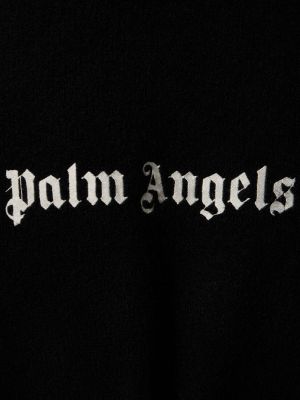 Вълнен пуловер Palm Angels черно