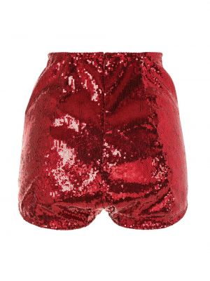 Pailletten shorts Dolce & Gabbana rot