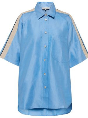 Pruhovaná košeľa Lee Mathews modrá