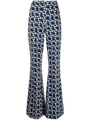 Pantalon à imprimé à motifs abstraits large Dvf Diane Von Furstenberg