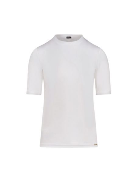 T-shirt en coton Kiton blanc