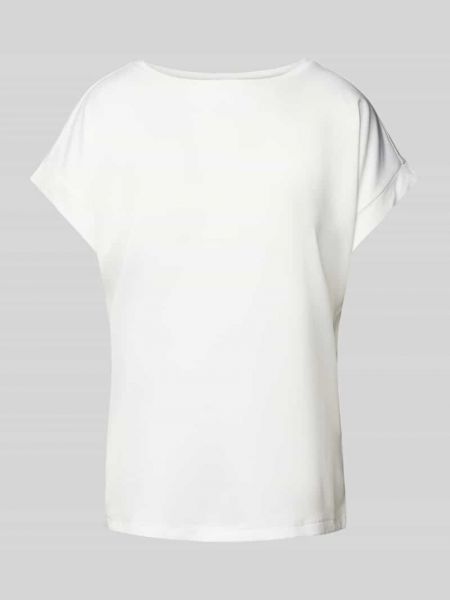 Krótka bluzka z wiskozy Christian Berg Woman biała