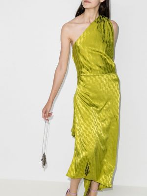 Asümmeetrilised kleit The Attico roheline