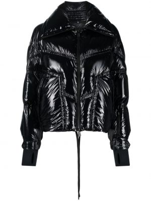 Prošivena pernata jakna Moncler Grenoble crna