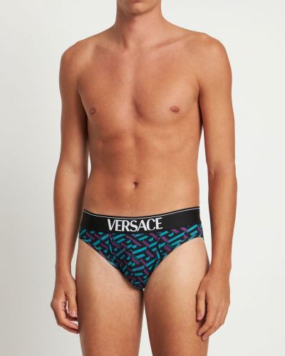 Chiloți din bumbac Versace Underwear