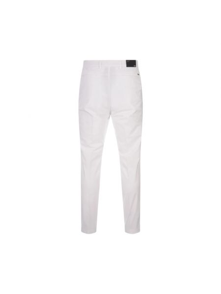 Obcisłe spodnie slim fit Hugo Boss białe