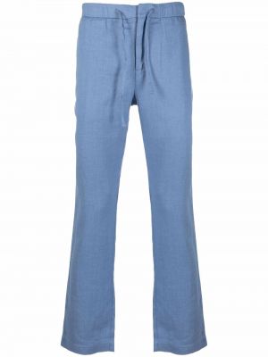 Pantalones rectos con cordones Frescobol Carioca azul